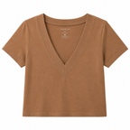 Essential V-Neck Cropped Set – 3 Colors