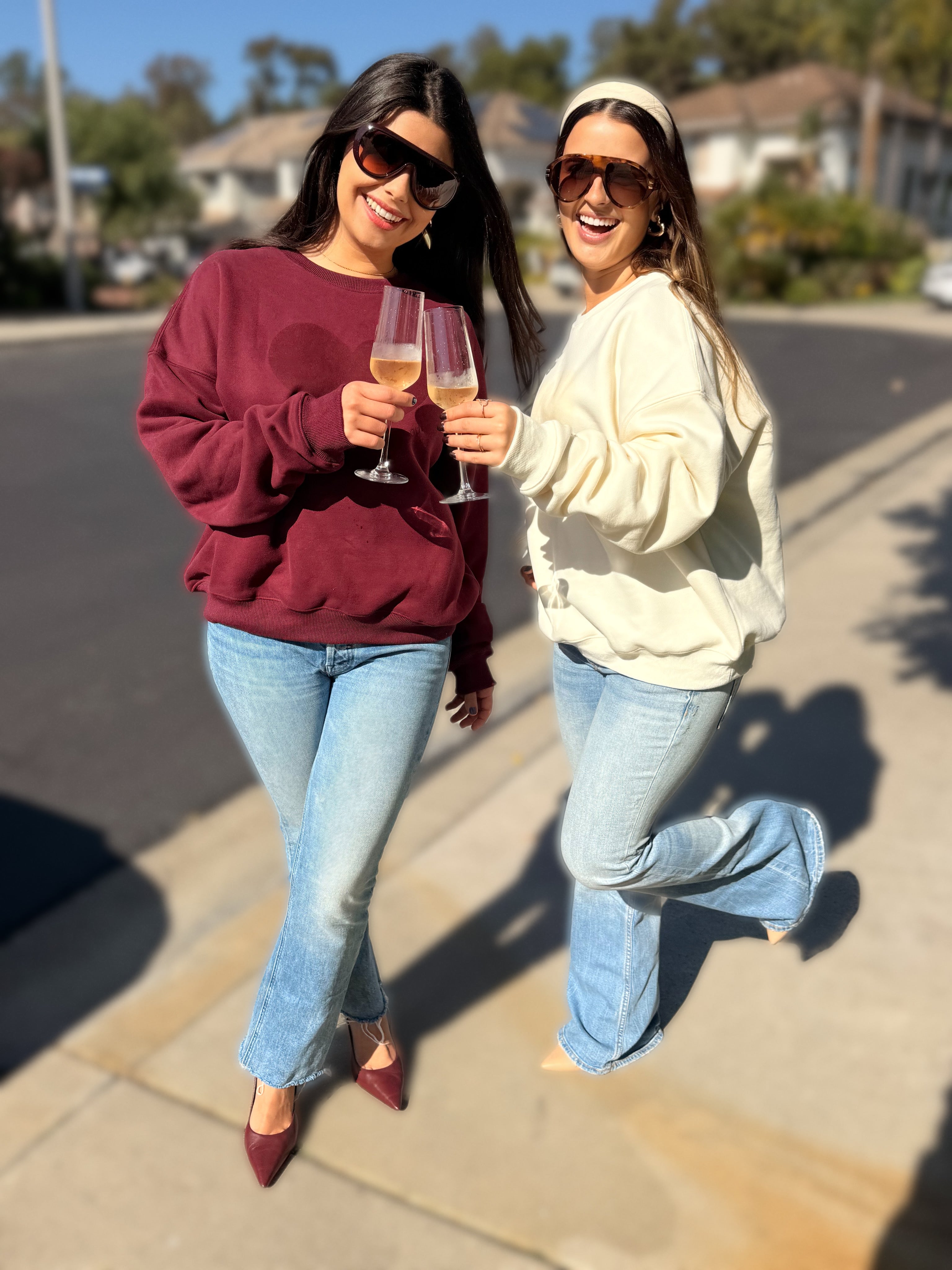 Quiet Love, Premium Cotton  Crewneck, Vanilla