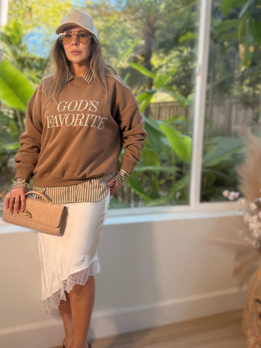 God’s Favorite, Premium Cotton Crewneck, Mocha