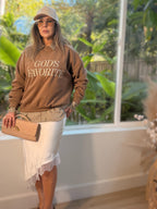 God’s Favorite, Premium Cotton Crewneck, Mocha