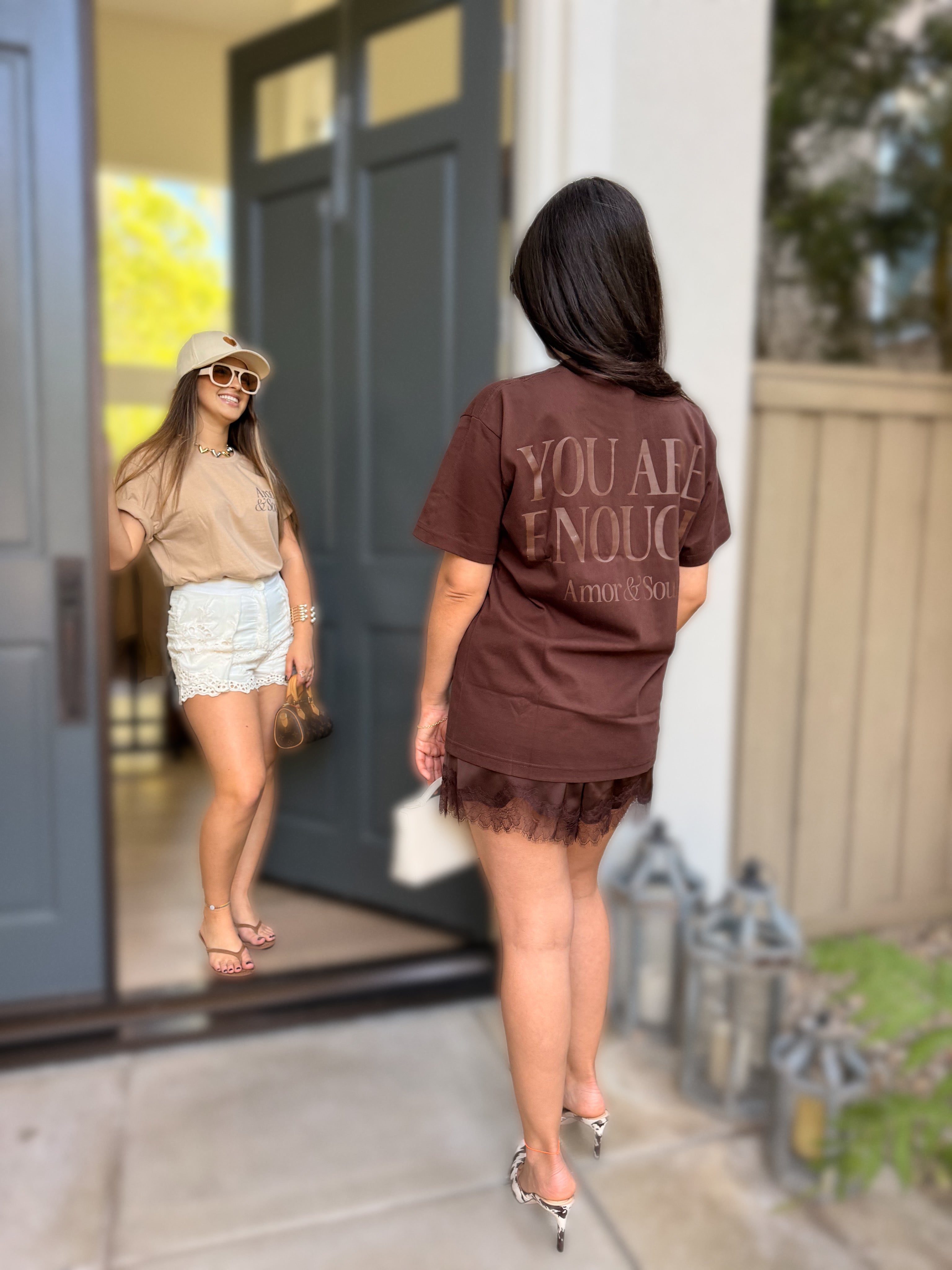 Amor & Soul Unisex Heavyweight Tee – “You Are Enough”