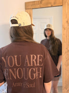 Amor & Soul Unisex Heavyweight Tee – “You Are Enough”