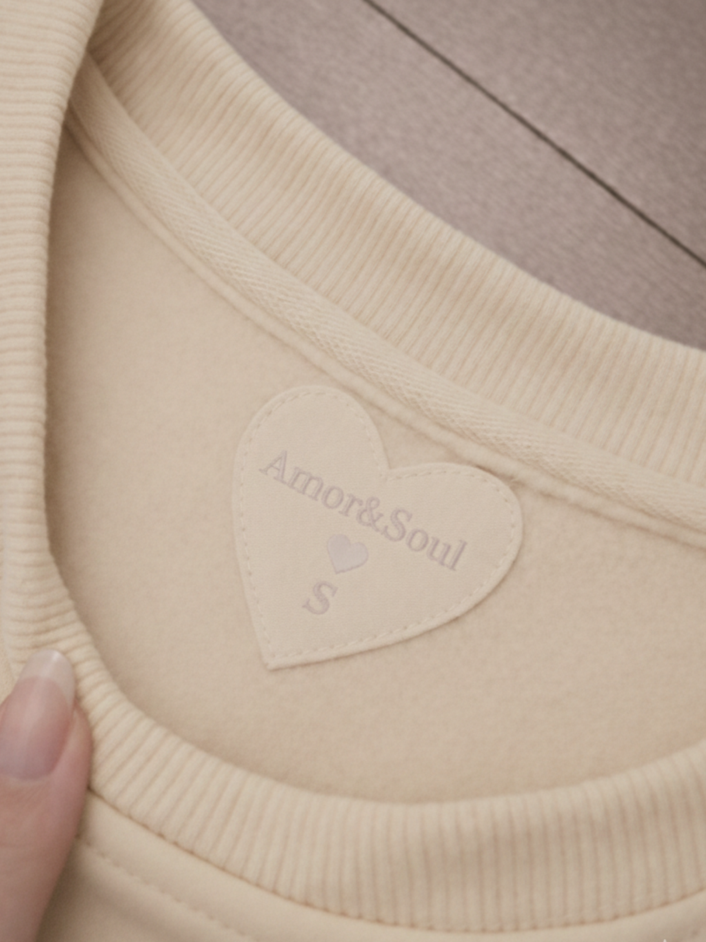 God’s Favorite, Premium Cotton Crewneck, Cream