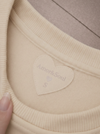 God’s Favorite, Premium Cotton Crewneck, Cream