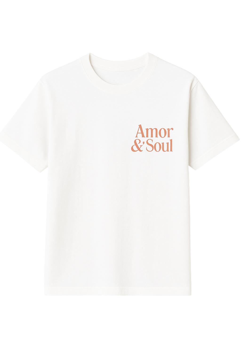 Amor & Soul Unisex Heavyweight Tee – “Love, Soul and Fearless Dreams”